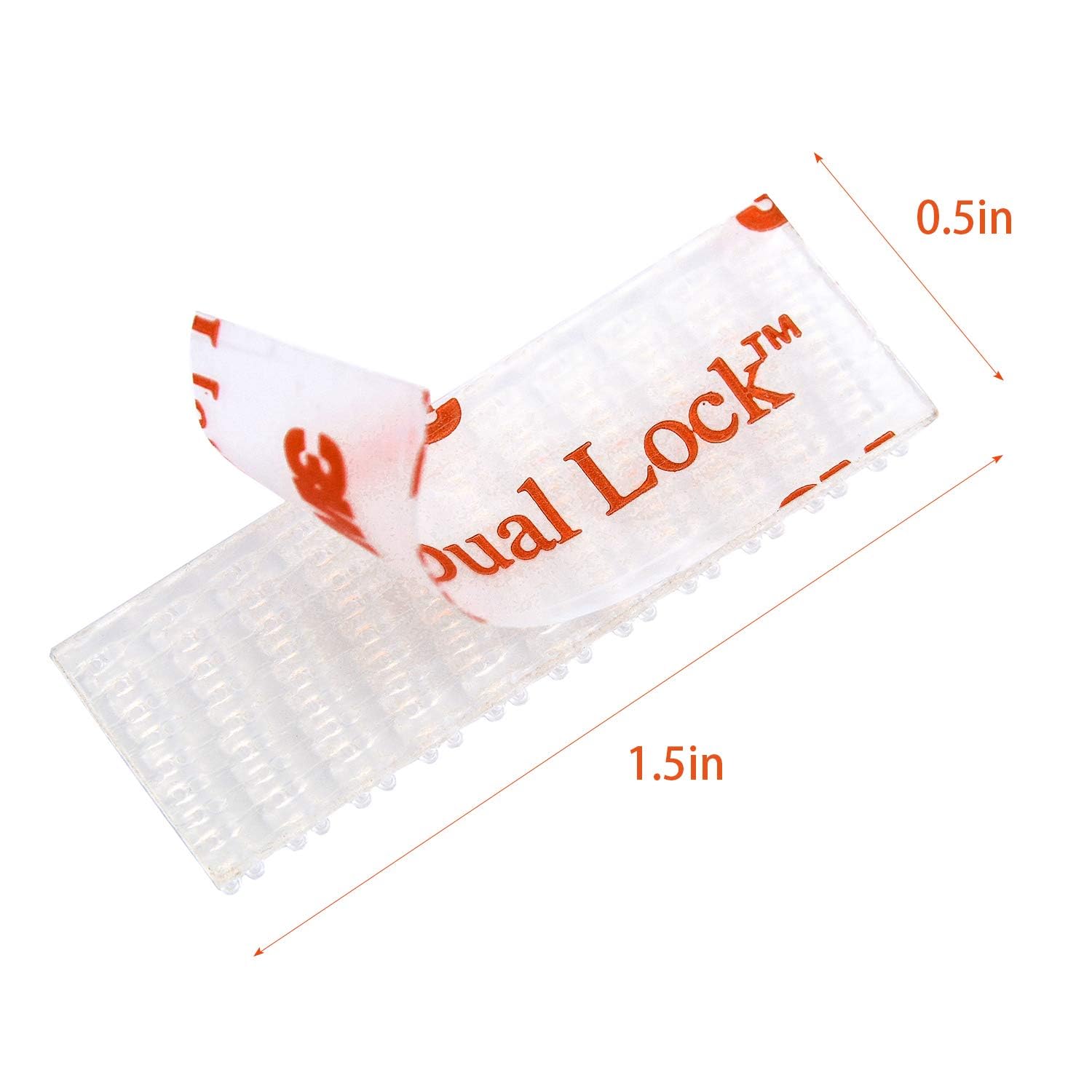 EZ Pass/IPass/IZoom Toll Tag Mounting Kit - 8 Pcs (4 Sets) Reclosable Fastener Dual Lock Tape Strips - Image 2
